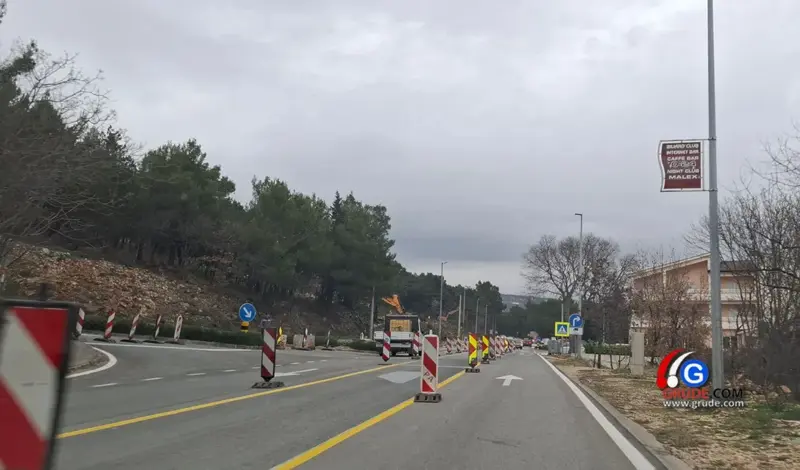 Započela izgradnja novog rotora na ulazu u Imotski iz pravca Gruda FOTO
