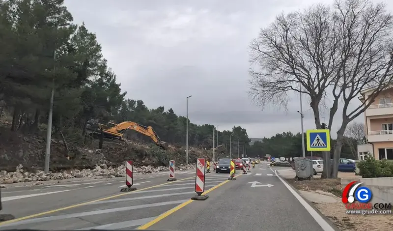 Započela izgradnja novog rotora na ulazu u Imotski iz pravca Gruda FOTO