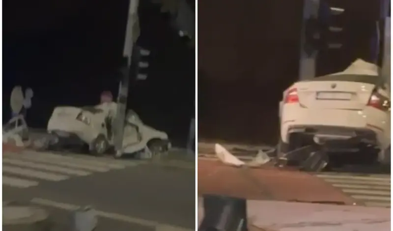 Vozač se zabio u semafor i na mjestu poginuo