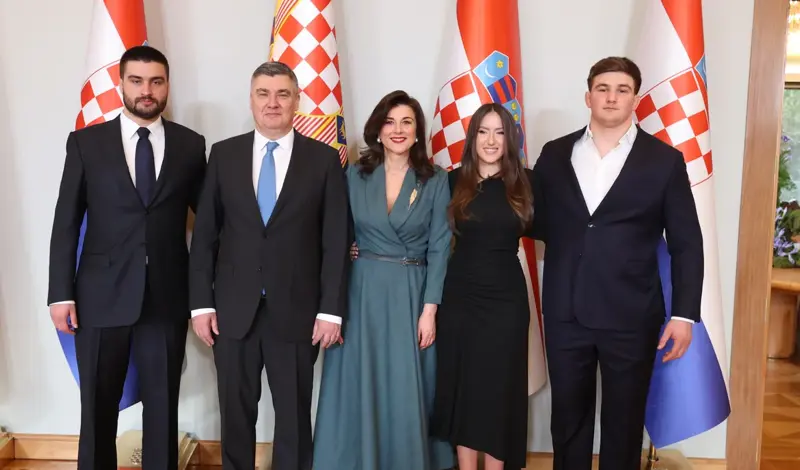 Maša pokupila simpatije na inauguraciji predsjednika Milanovića