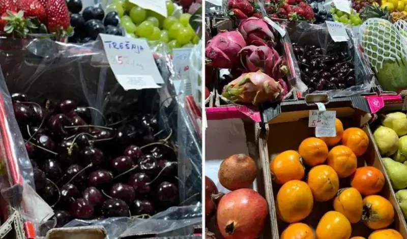 Kilogram trešanja 35 eura