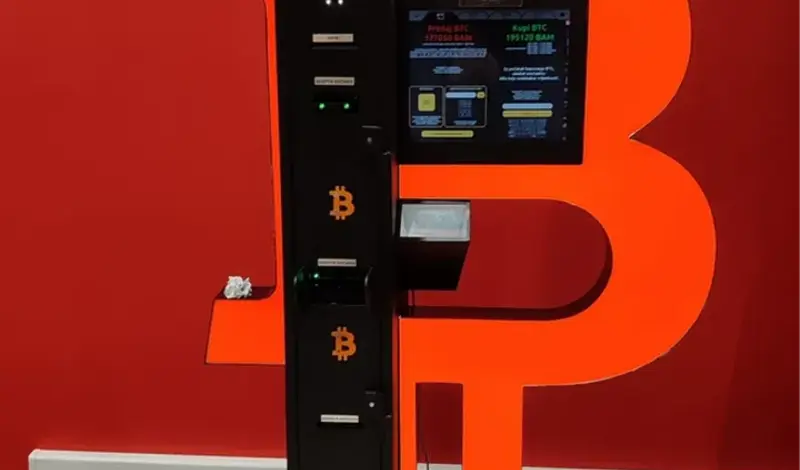 FOTO: Prvi Bitcoin bankomat u Hercegovini u Mepas mallu u Mostaru