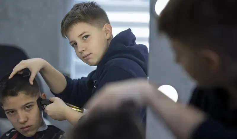 FOTO: Leon je najmlađi frizer u Hrvata! 