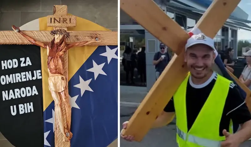 Josip Jelinić kreće na put dug 1000 kilometara! Križ oprosta je za pomirenje naroda u BiH
