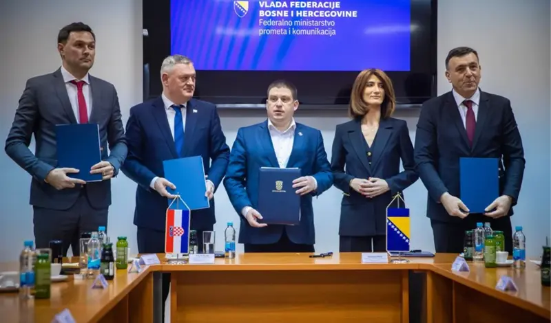Potpisan Ugovor za financiranje Projekta izgradnje regionalne ceste R 420 Posušje - Aržano, dionica Vir - Vinica - Granica RH
