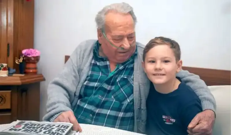 Marino Vrgoč opet je sa svojim djedom Mićom, a i baka Bosiljka je ozdravila zbog unuka