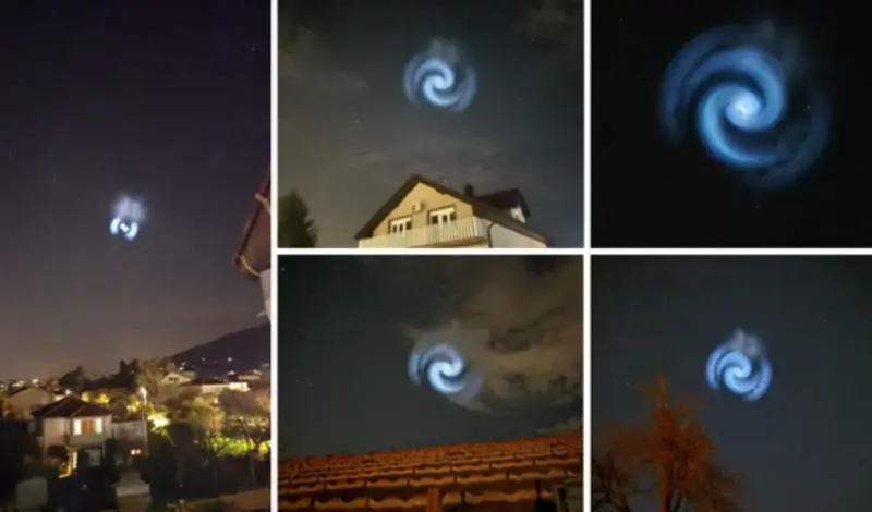 Što ovo Musk eksperimentira? Hrvati zbunjeni, zabrinuti, očarani... pojavila se plava spirala na nebu