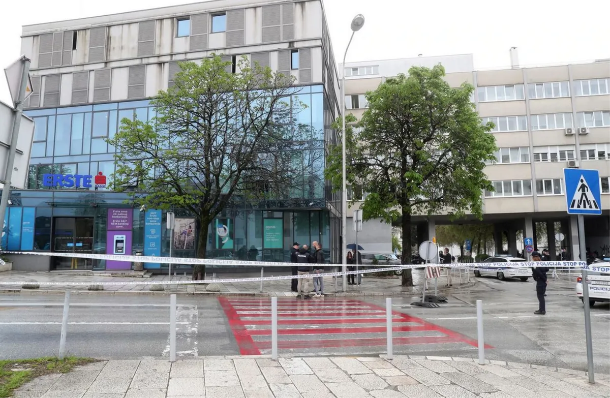 SPLIT - Policajka u unakrsnoj vatri ubila pljačkaša banke