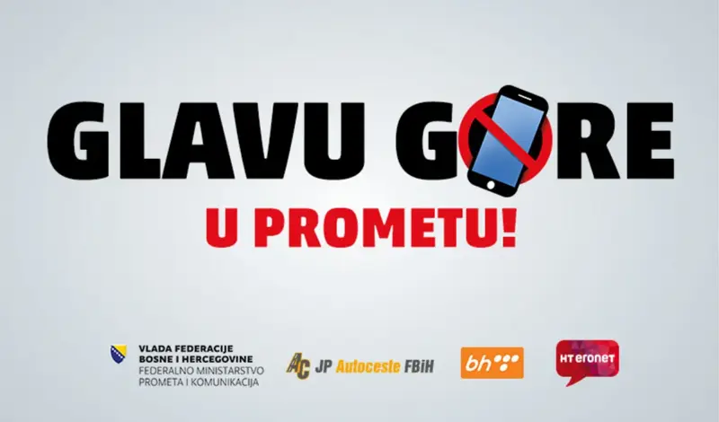 Glavu gore! Stop korištenju mobitela u prometu!