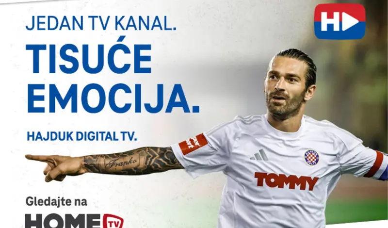 Hajduk Digital TV u HOME.TV ponudi