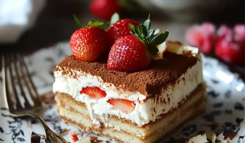 Tiramisu s jagodama, osvježavajuća verzija omiljenog kolača