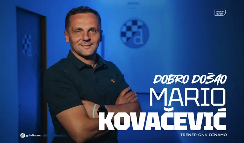 Mario Kovačević i službeno trener Dinama