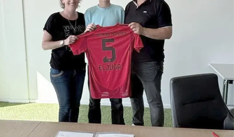 FOTO Mladi Gruđanin Gabrijel Eljuga potpisao za Bayern!