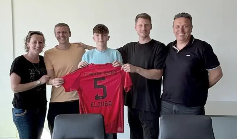 FOTO Mladi Gruđanin Gabrijel Eljuga potpisao za Bayern!