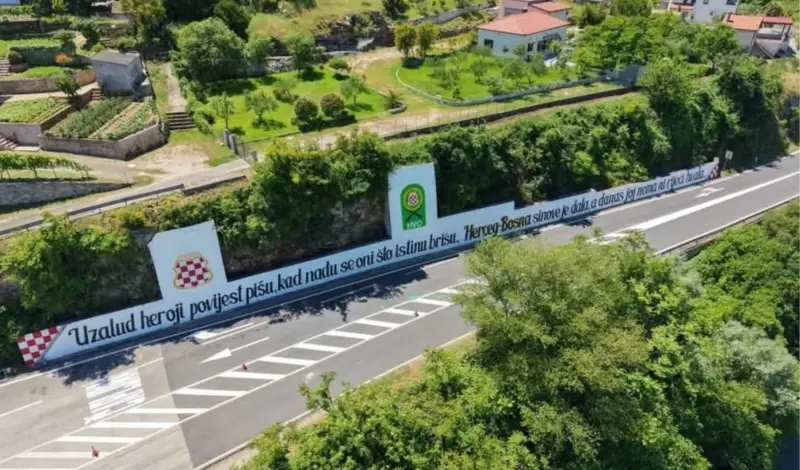 Ljubo Pravdić naredio uklanjanje grafita u čast Herceg Bosne i HVO-a