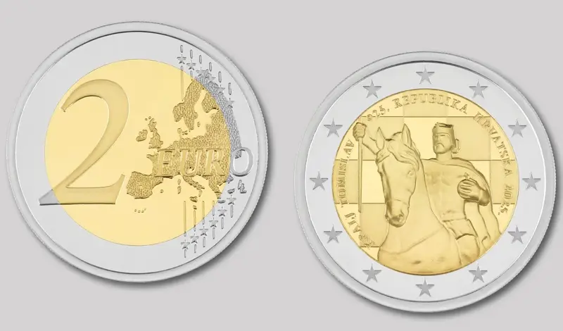 Izdaje se kovanica od 2 eura s motivom kralja Tomislava