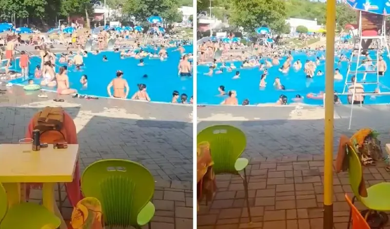 VIDEO: Na bazenu usred Beograda pjeva Thompson!