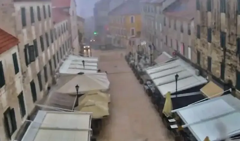 VIDEO: Novo olujno nevrijeme pogodilo Sinj