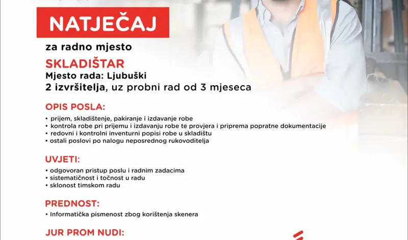 JUR PROM Ljubuški traži nove kolege
