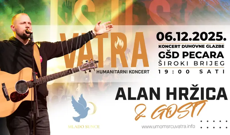 ULAZ NA KONCERT ''VATRA'' BESPLATAN: Saznajte više o preuzimanju ulaznica za koncert