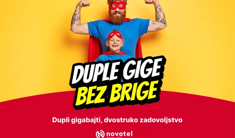 Novotel predstavlja najbolju ponudu postpaid tarifa na tržištu: Jesen uz GIGA superjunake - najmoćnije novotel tarife sada s duplo više gigabajta!