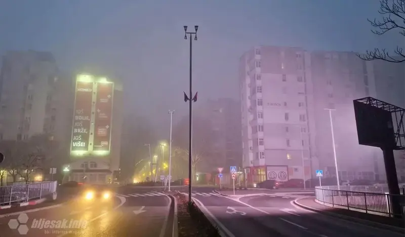 U Mostaru zrak vrlo zagađen