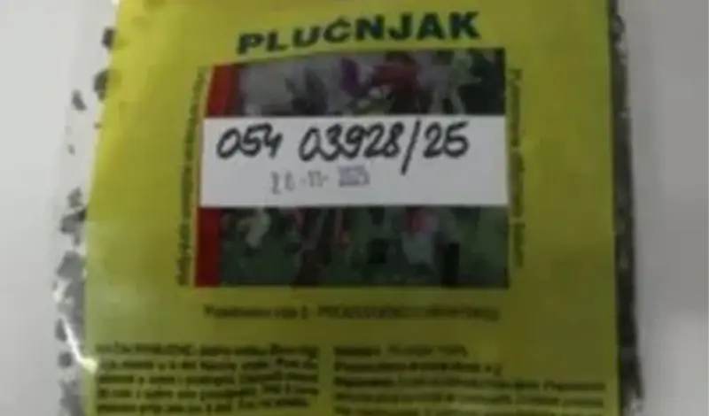 Opozvan čaj plućnjak
