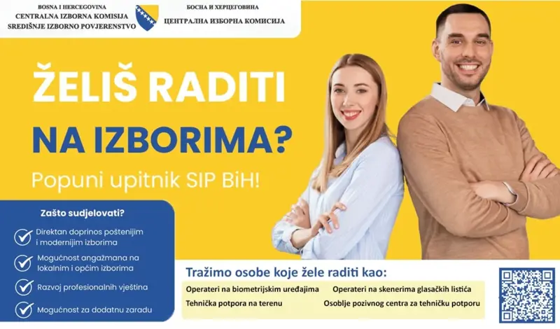 Prilika za posao na izborima
