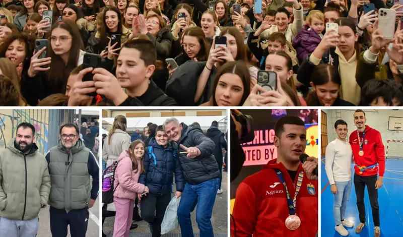 FOTO: Evo kako je bilo u Ljubuškom, zlatni rukometaši s broncom oko vrata osvojili su srca svih
