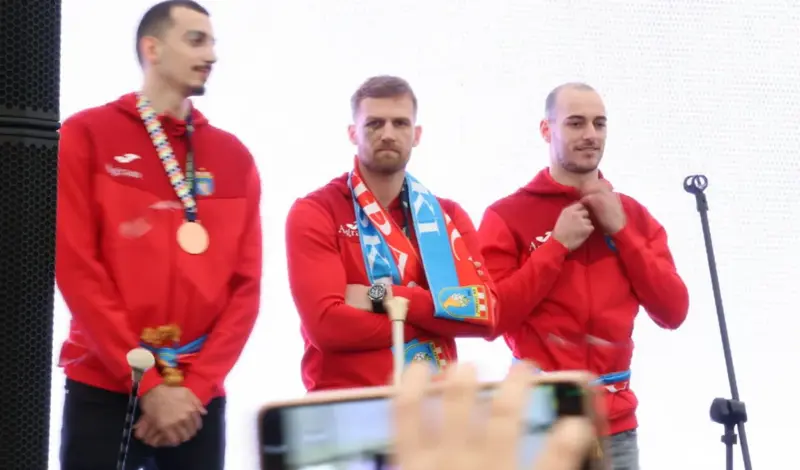 U Ljubuškom svečano dočekani hrvatski bročani reprezentativci
