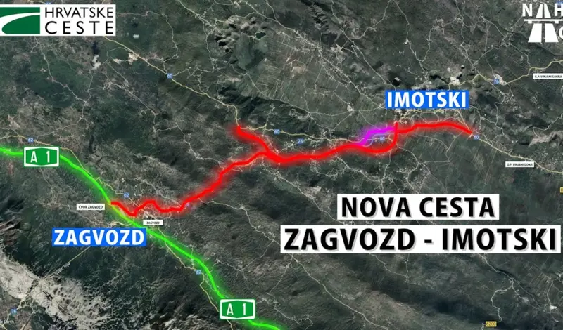 Brza cesta Zagvozd – Imotski u visokoj fazi spremnosti