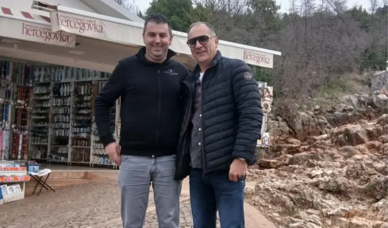 Igor Štimac u molitvi na Brdu ukazanja u Međugorju