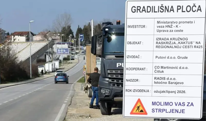 Putovi Grude i Matinović počeli radove na novom ''raskrižju'' u Čitluku