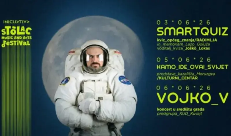 Vojko V dolazi u Stolac na SMART Fest 