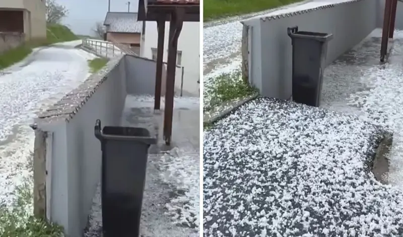 FOTO: 'Snijeg' u Novom Travniku uznemirio građane! 'Ovo ne pamtimo'