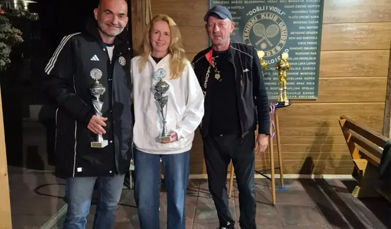 Završen 1. Masters mješovitih parova u organizaciji TK Grude FOTO