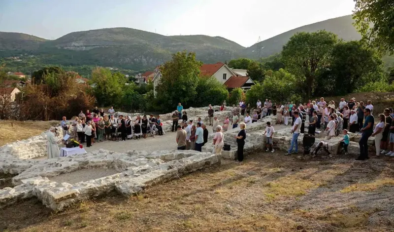 FOTO: Služena tradicionalna sveta misa na ostacima bazilike u Cimu