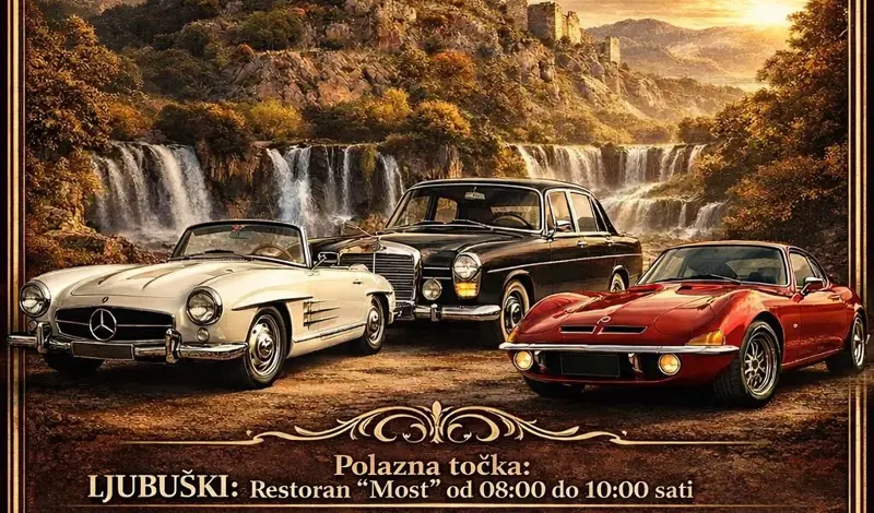 Spektakl na hercegovačkom asfaltu: Stiže 17. Međunarodni rally starodobnih vozila i Izbor oldtimera godine!