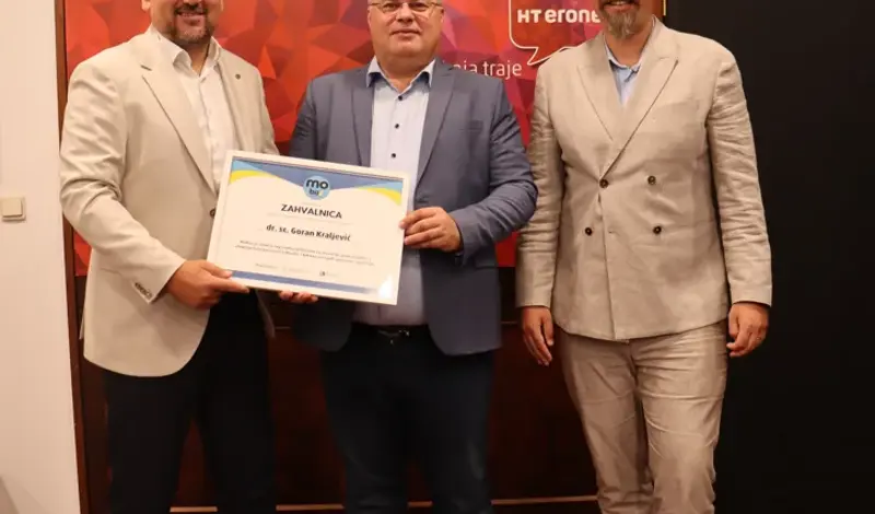 HT Eronet strateški partner Mo Bizz konferencije: Predsjedniku Kraljeviću zahvalnica za doprinos i potporu