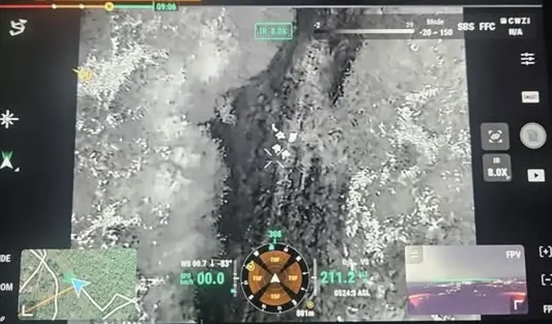 Izgubio se tražeći stado kod Gruda, HGSS ga pronašao termalnim dronom