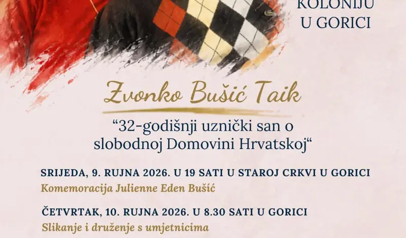 U GORICI SE ODRŽAVA X. HUMANITARNA LIKOVNA KOLONIJA „ZVONKO BUŠIĆ TAIK“