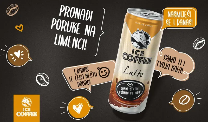 Ovog ljeta HELL ICE COFFEE Latte dolaze sa porukama na limenkama