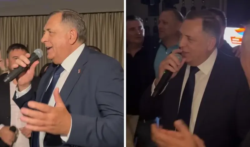 Dodik opet pjeva! 'Ne može nam nitko ništa' (VIDEO)