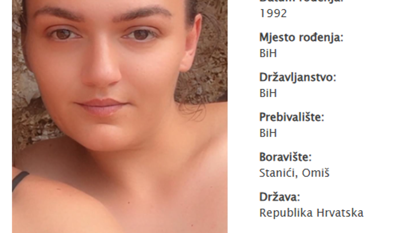 OVO JE ŽENA IZ BIH za kojom se traga kod Omiša! Nestala je u mjestu Stanići