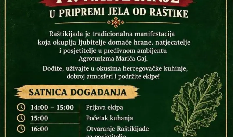 31. listopada održat će se 14. Raštikijada, prijavite svoju ekipu