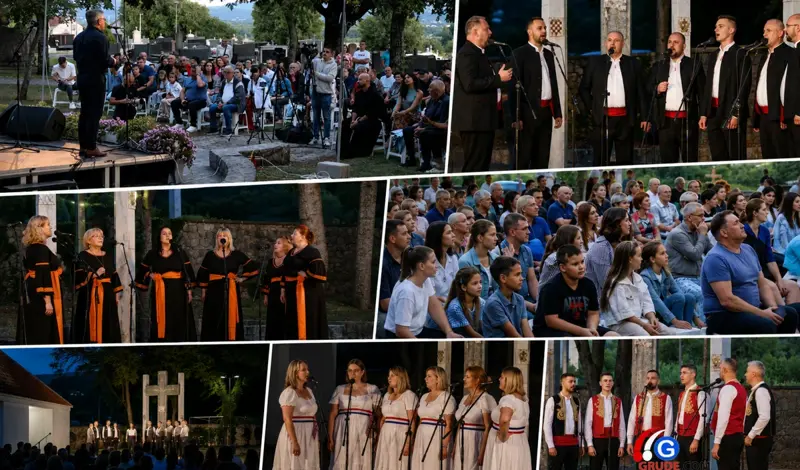 Održan 20. Susret klapa u Gorici: Večer vrhunske klapske pjesme u čarobnom ambijentu pored stare crkve