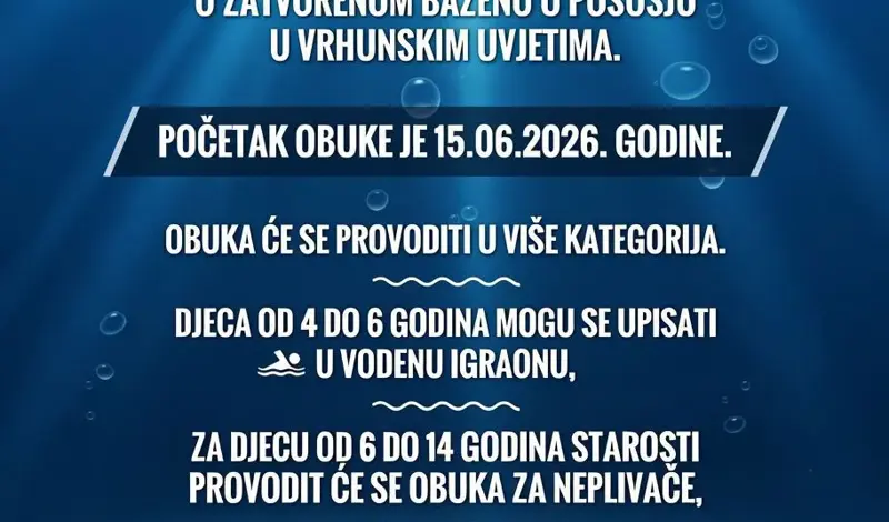 Aquaman i ove godine pokreće školu plivanja za više kategorija