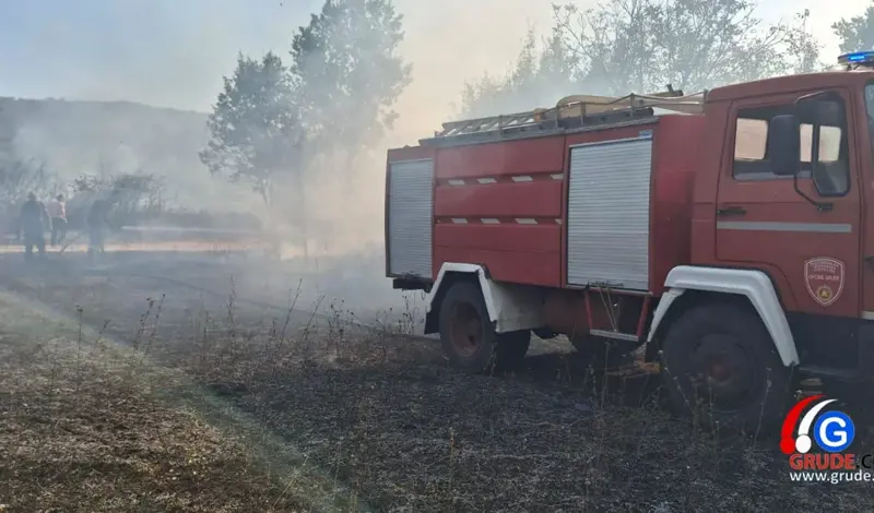 Grudski vatrogasci spasili kuću u Drinovcima FOTO