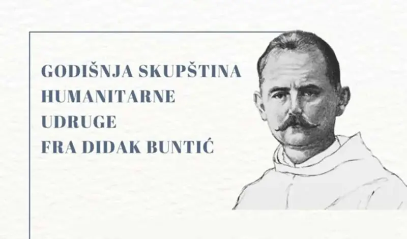 Humanitarna udruga fra Didak Buntić u petak održava godišnju skupštinu u Čerinu