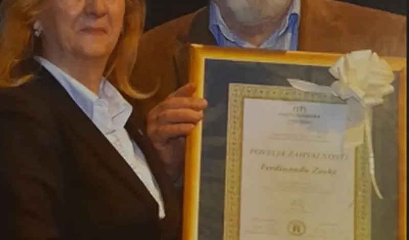 Zlatna povelja MH za monografiju ''Ferdinand Zovko: Baritonov život za publiku''